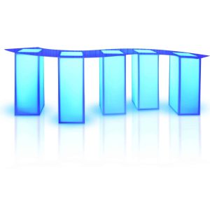 ILLUMINATED SERPENTINE COMMUNAL TABLE