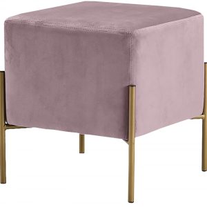 SOPHIA BLUSH PINK OTTOMAN
