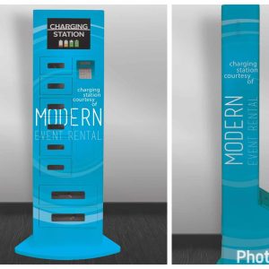 CELL PHONE CHARGING STATION LOCKER (FULL VINYL WRAP)